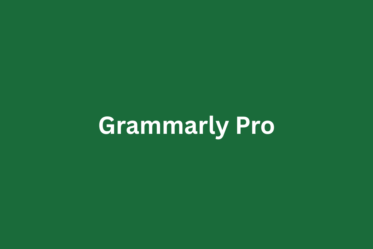 Grammarly Pro — 1 Year Upgrade