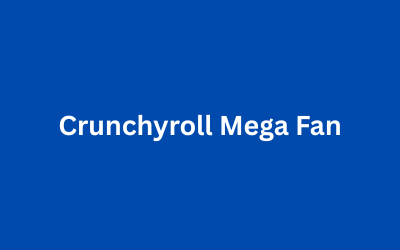 Crunchyroll Mega Fan — 1 Year Upgrade