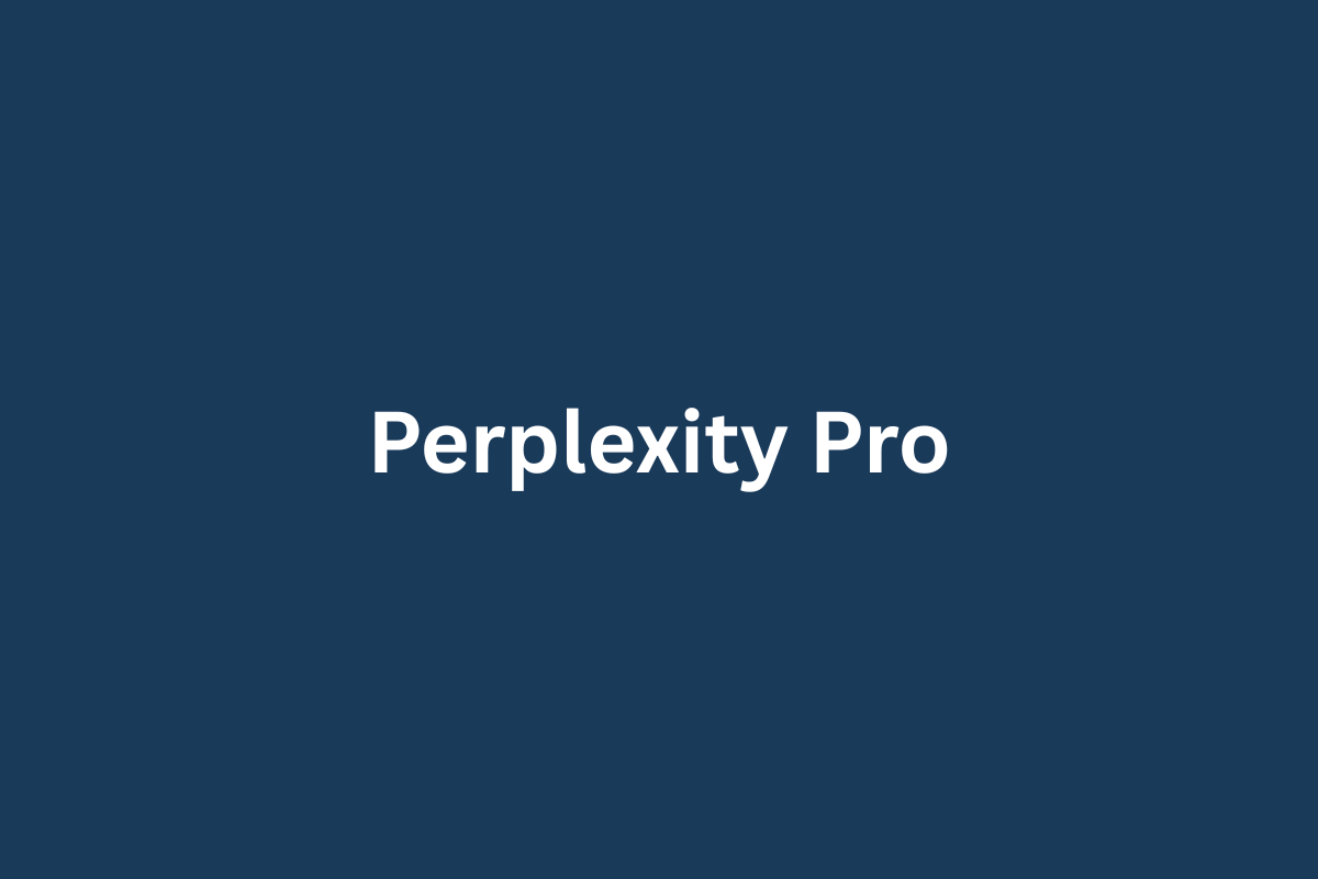 Perplexity Pro — 1 Year Upgrade